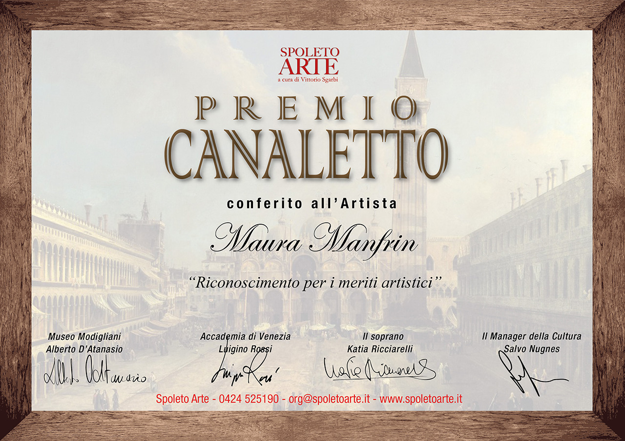 Attestato di Riconoscimento Premio Canaletto